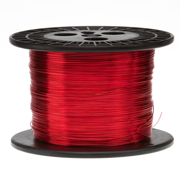 Magnet Wire, MW 80-C, 15 AWG, Red